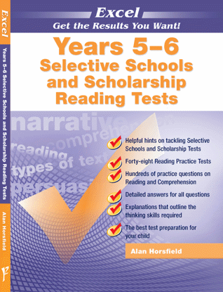 Excel Test Skills - Selective Schools and Scholarship English Comprehension Tests Years 5-6