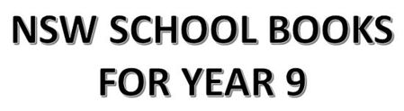 Picture for category NSW School Books for Year 9