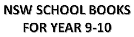 Picture for category NSW School Books for Year 9-10