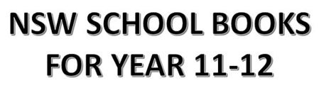 Picture for category NSW School Books for Year 11-12
