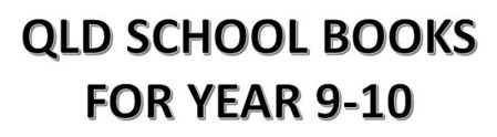 Picture for category QLD School Books for Year 9-10