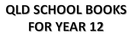 Picture for category QLD School Books for Year 12