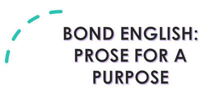 Picture of BOND English: Prose for a purpose