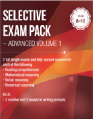 Picture of Selective Exam Pack - Advanced Volume 1