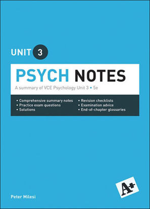 圖片 A+ Psych Notes VCE Unit 3