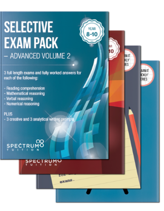 圖片 Victorian Selective School Exam Pack for Years 9/10: The Ultimate Selective Schools Preparation Bundle