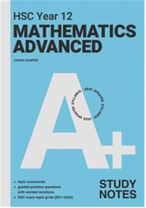 圖片 A+ HSC Year 12 Mathematics Advanced Study Notes