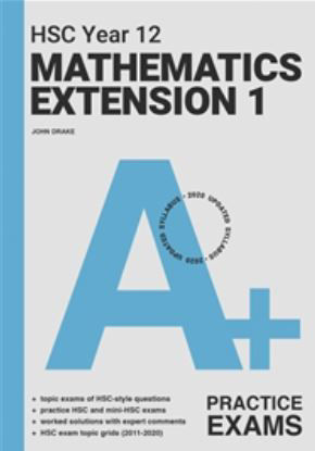 圖片 A+ HSC Year 12 Mathematics Extension 1 Practice Exams