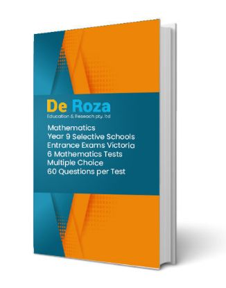 Picture of VIC Set of 6 Mathematical Reasoning Tests - Yr 8 for Yr 9 Selective School Entrance
