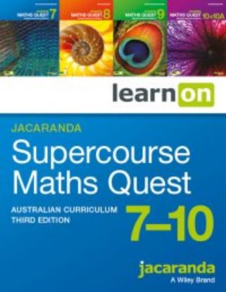 Picture of Jacaranda Supercourse: Maths Quest 7 - 10 Australian Curriculum 3E LearnON