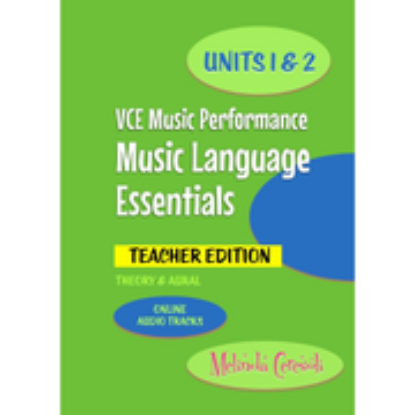 Picture of VCE Music Performance, Music Language Essentials, Teacher Edition, Units 1 & 2