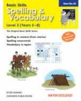 Picture of Spelling / Vocabulary Level 3 Yrs 5 - 8 (Basic Skills No. 63)