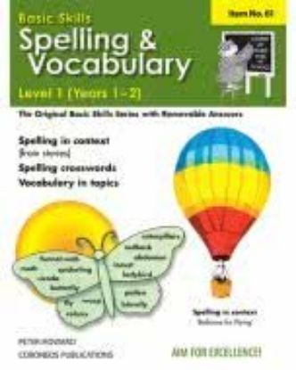 Picture of Spelling / Vocabulary Level 1 Yrs 1 - 2 (Basic Skills No. 61)