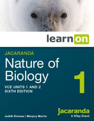 Picture of Jacaranda Nature of Biology 1 VCE Units 1 & 2 6E learnON