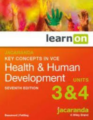 Picture of Jacaranda Key Concepts in VCE Health & Human Development Units 3 & 4 7e learnON