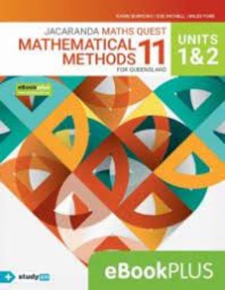 Picture of Jacaranda Maths Quest 11 Mathematical Methods Units 1 & 2 for Queensland eBookPLUS + studyON