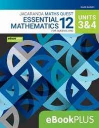 Picture of Jacaranda Maths Quest 12 Essential Mathematics Units 3 & 4 for Queensland eBookPLUS