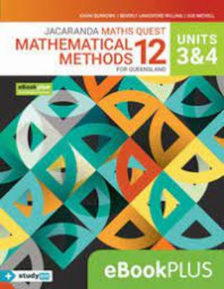 Picture of Jacaranda Maths Quest 12 Mathematical Methods Units 3 & 4 for Queensland eBookPLUS + studyON