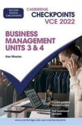 Picture of Cambridge Checkpoints VCE Business Management Units 3&4 2022 (print and digital)