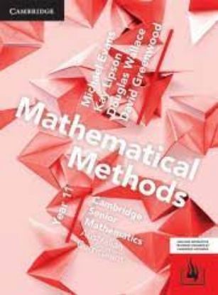 Picture of Mathematical Methods for the AC Year 11 (interactive textbook powered by Cambridge HOTmaths)