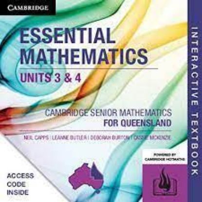 Picture of Essential Mathematics Units 3&4 for Queensland (interactive textbook powered by Cambridge HOTmaths)