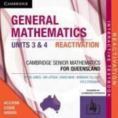 Picture of General Mathematics Units 3&4 for Queensland Reactivation Code