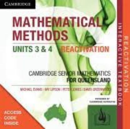 Picture of Mathematical Methods Units 3&4 for Queensland Reactivation Code