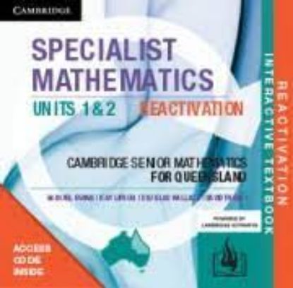 Picture of Specialist Mathematics Units 1&2 for Queensland Reactivation Code