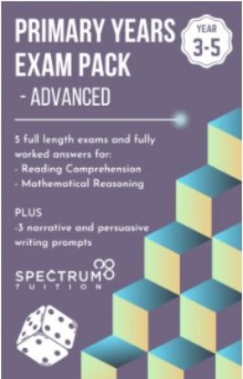 Picture of PRIMARY YEARS EXAM PACK: Advanced Years 3-5, for Year 5 Scholarship (PDF-digital ONLY)
