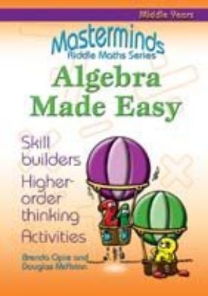 Picture of Masterminds Riddle Maths Algebra Made Easy Years 5-9