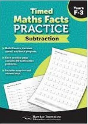 Picture of Timed Maths Facts Practice: Subtraction, Years F–3
