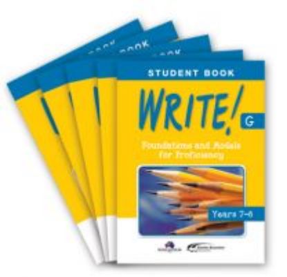 Picture of WRITE! Student Book G (Years 7–8): Set of 5