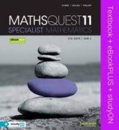 Picture of MATHS QUEST 11 SPECIALIST MATHEMATICS VCE UNITS 1AND 2 (no digital code)