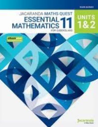 Picture of 	 Jacaranda Maths Quest 11 Essential Mathematics Units 1&2 for Queensland eBookPLUS (Registration Card)