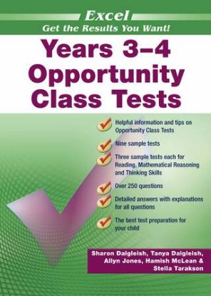 Picture of Excel Opportunity Class Tests Years 3-4