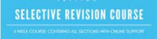 Picture of SIX-WEEK SELECTIVE REVISION COURSE (ONLINE)