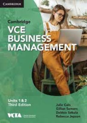 Picture of Cambridge VCE Business Management Units 1&2