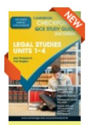 Picture of Cambridge Checkpoints QCE Legal Studies Units 1–4 Second Edition (digital)