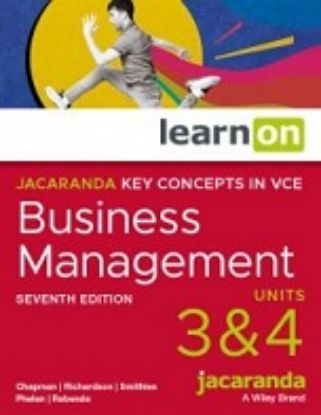 Picture of Jacaranda Key Concepts in VCE Business Management Units 3 and 4 7E LearnON (digital)