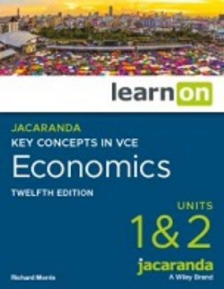 Picture of Jacaranda Key Concepts in VCE Economics 1 Units 1 and 2 12E LearnON (digital)