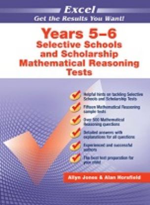 圖片 Excel Selective Schools and Scholarship Mathematical Reasoning Years 5-6