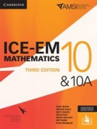 Picture of ICE-EM Mathematics Year 10&10A Third Edition (interactive textbook powered by Cambridge HOTmaths)