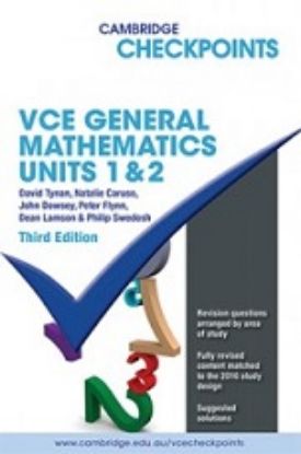 Picture of Cambridge Checkpoints VCE General Mathematics Units 1 and 2 (print)