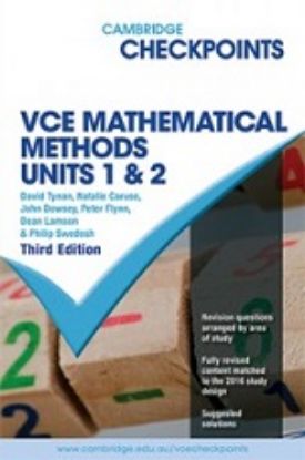 Picture of Cambridge Checkpoints VCE Mathematical Methods Units 1 and 2 (print)