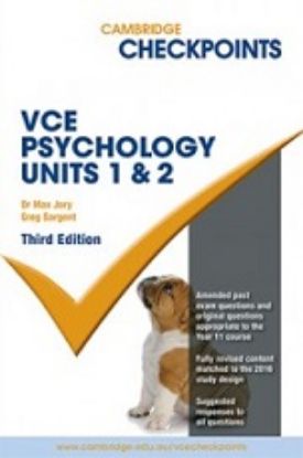 Picture of Cambridge Checkpoints VCE Psychology Units 1 and 2 3ed (print)