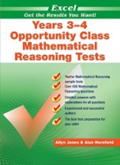 Picture of Excel Opportunity Class Mathematical Reasoning Tests Years 3–4