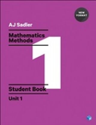 Picture of Sadler Mathematics Methods Unit 1 - Revised Student access code, 26 months access
