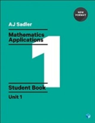 Picture of Sadler Maths Applications Unit 1 – Revised Format with 2 access codes