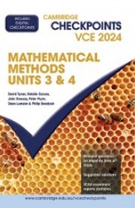 Picture of Cambridge Checkpoints VCE Mathematical Methods Units 3&4 2024 (print and digital)