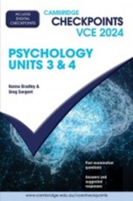 Picture of Cambridge Checkpoints VCE Psychology Units 3&4 2024 (print and digital)